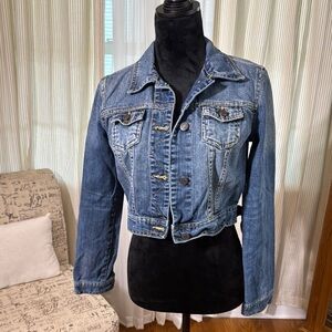 Aeropostale Blue Jean Jacket Classic Cropped Style